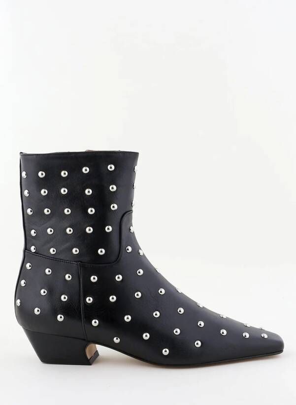 Toral enkellaarsjes TL-IRENE PUNK napa iris negro