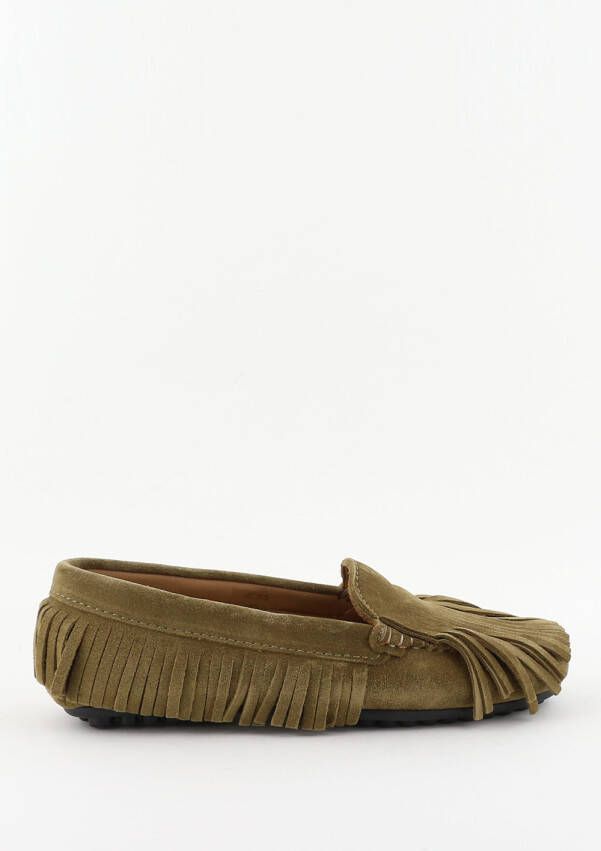 Toral loafers met franjes TL-OTOE khaki
