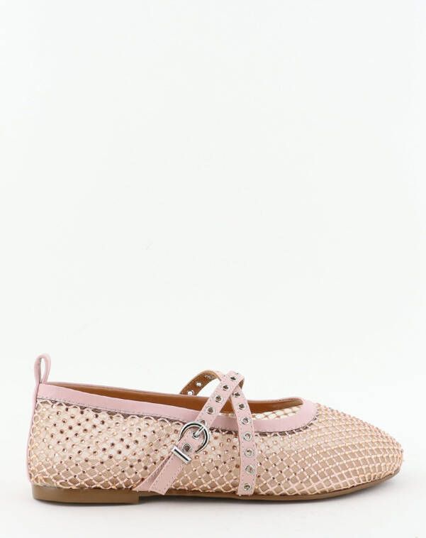 Toral roze ballerinas met strass steentjes TL-VILMA tenere