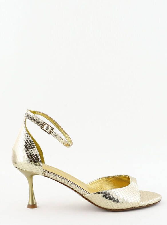Toral sandalen TL-FIRENZE SS serpiente metal goud