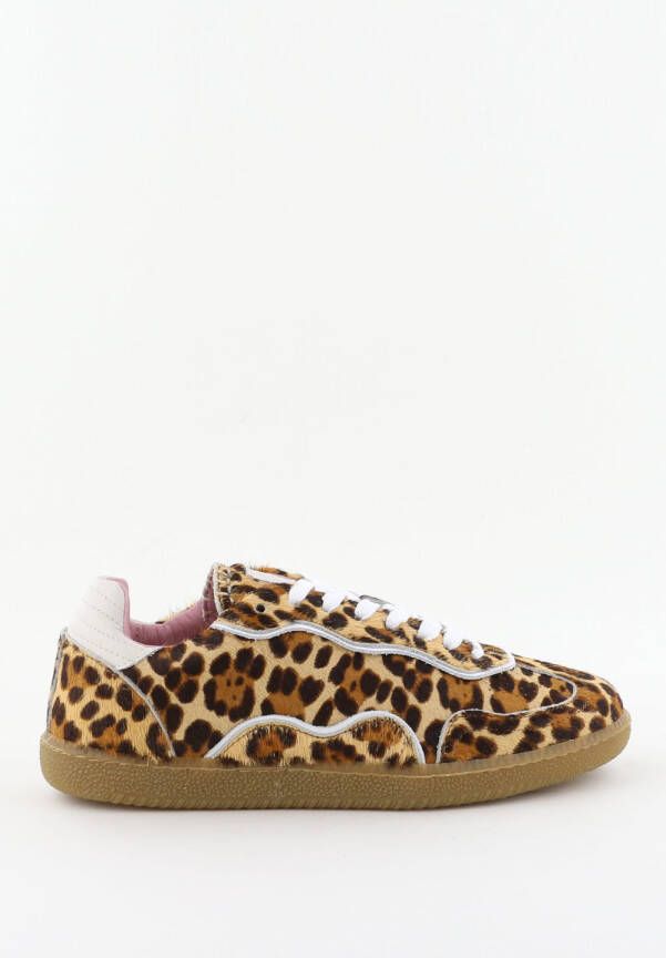 Toral sneakers Rubens met harige structuur dierenprint