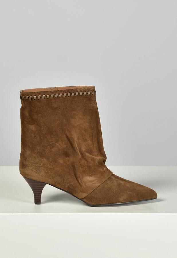 Toral enkellaarsjes TL-MAEVE HXR20 taupe