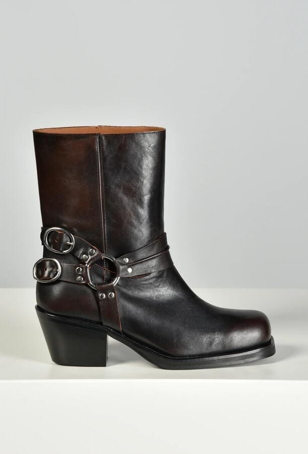 Toral enkellaarsjes TL-OLLIE LOW hold marron-1506 (dark brown)