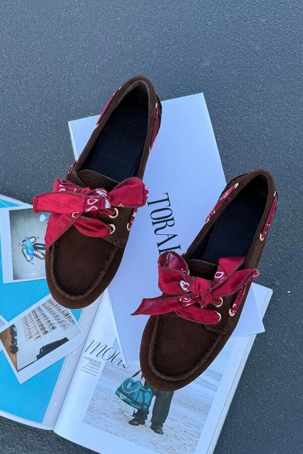 Toral loafers TL-NAHUA-BANDANA mustang-al burdeos