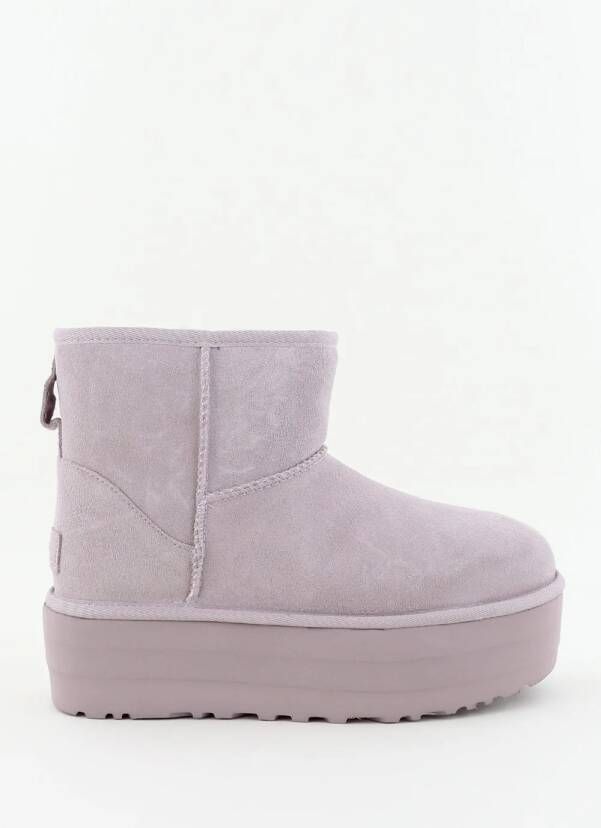 UGG enkellaarsjes Classic Mini Platform 1134991 pale smoke