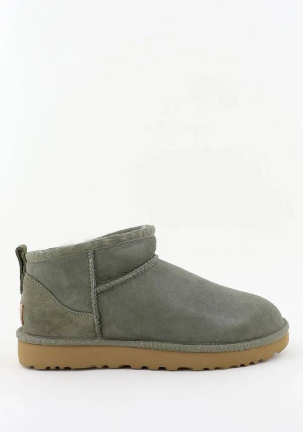 UGG enkellaarsjes Classic Ultra Mini 1116109 moss green amphora