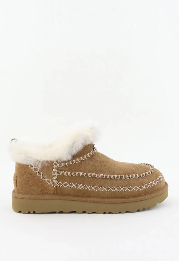 UGG enkellaarsjes Classic Ultra Mini Alpine 1158224 chesnut