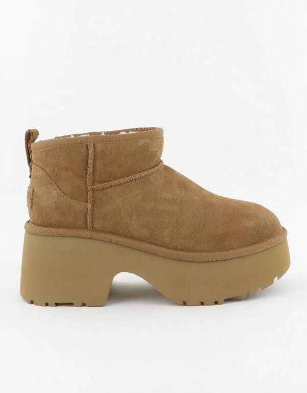 UGG enkellaarsjes Classic Ultra Mini New Heights 1158311 chesnut