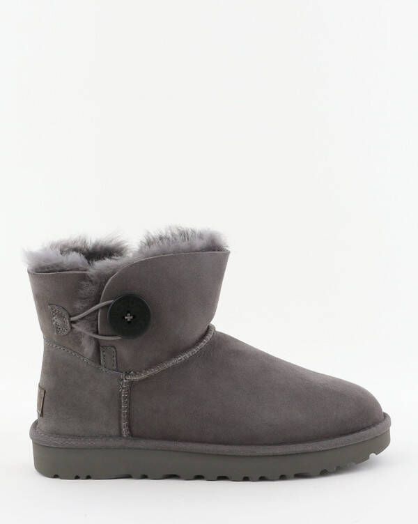 UGG enkellaarsjes Mini Bailey Button II 1016422 grey