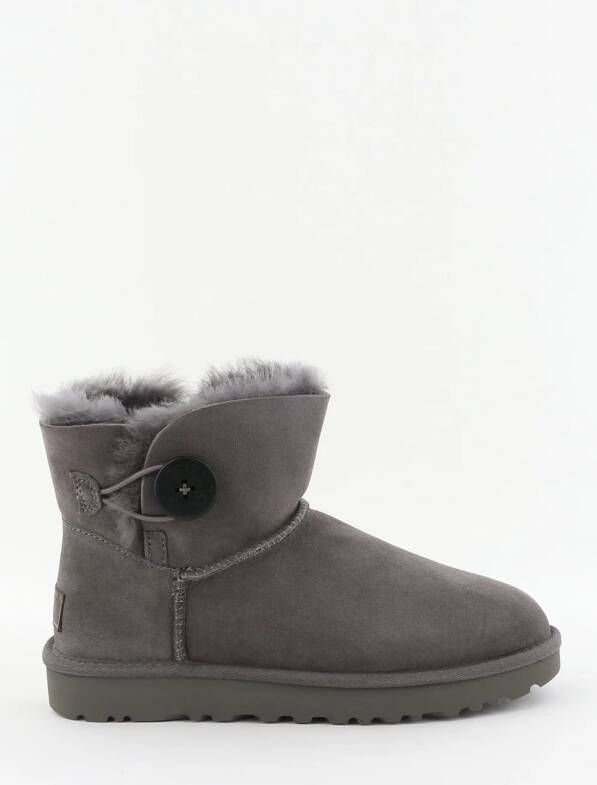UGG enkellaarsjes Mini Bailey Button II 1016422 grey
