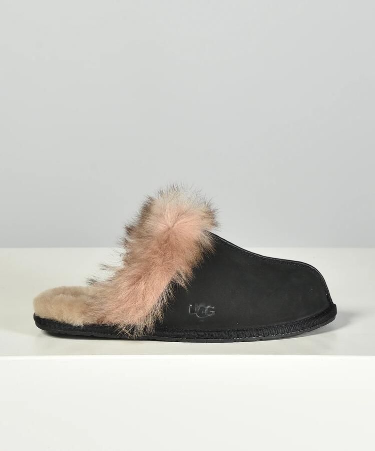 UGG sloffen Scuffette Nubuck 1183330 black