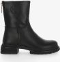Mexx Stijlvolle Zwarte Chunky Sole Enkellaarzen Black Dames - Thumbnail 4