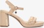 Mexx Heeled Sandalen Lewy Dames Nude - Thumbnail 3