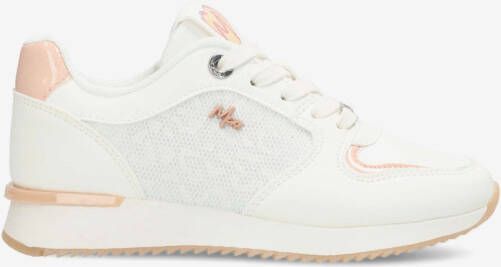 Mexx Sneaker Fleur Mini Wit Roze