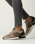 Mexx Fleur suède sneakers met panterprint taupe - Thumbnail 5