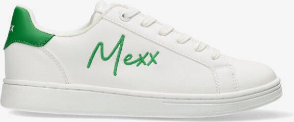 Mexx Sneaker Glib Wit Groen