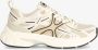 Mexx Sportieve Runner Sneaker met Beige Accents Beige Dames - Thumbnail 2