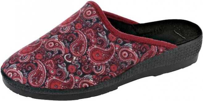 Belafit Pantoffels van elastisch materiaal Rood Blauw