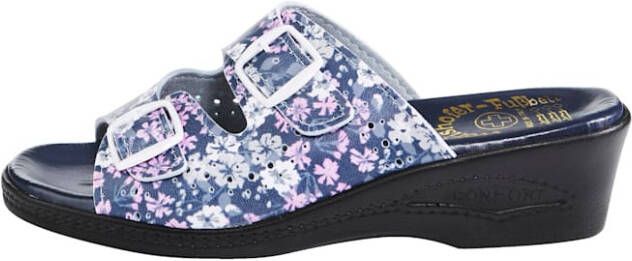 Belafit Muiltje Blauw Roze