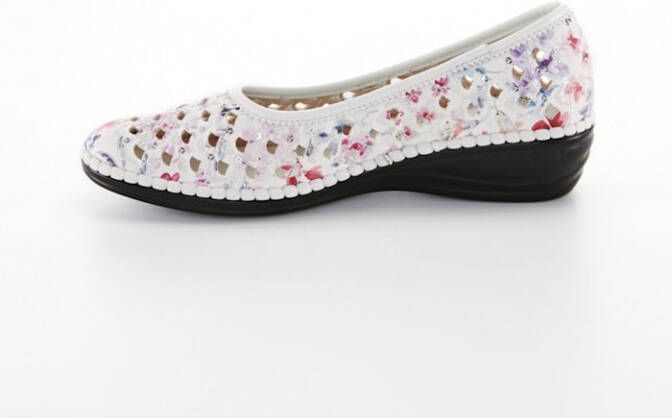 Julietta Ballerina met hartjesborduursel Multicolor