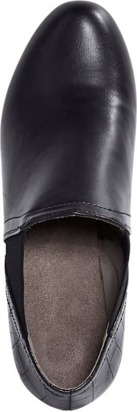 Julietta Ankle boot met elastische inzetten Zwart