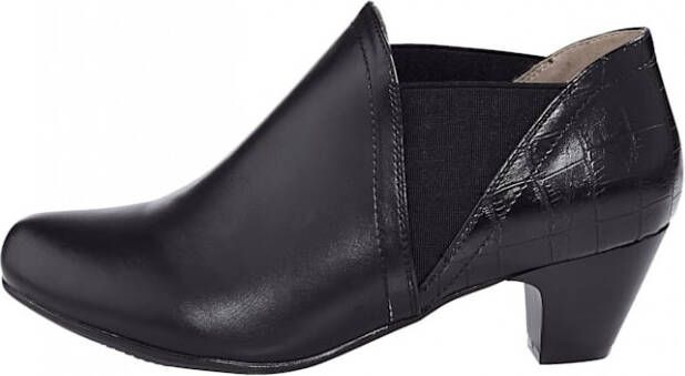 Liva Loop Ankle boot met elastische inzetten Zwart