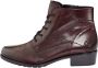 Remonte Rode Gesloten Booties Dames Enkellaarzen Red Dames - Thumbnail 16