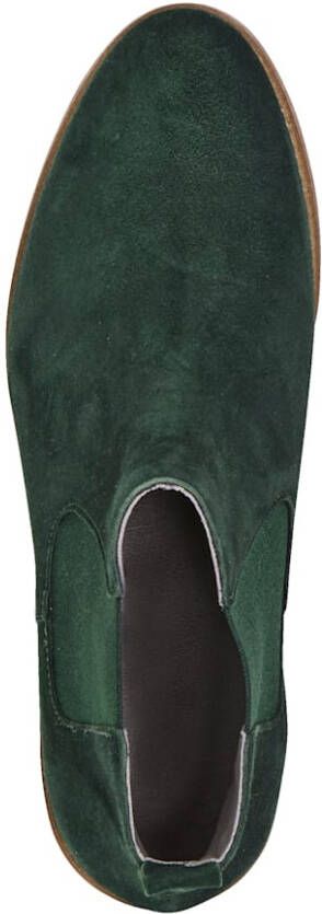 Studio W Chelsea boot met elastische inzetten aan beide kanten Dennengroen