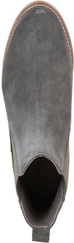 Studio W Chelsea boot met elastische inzetten aan beide kanten Grijs
