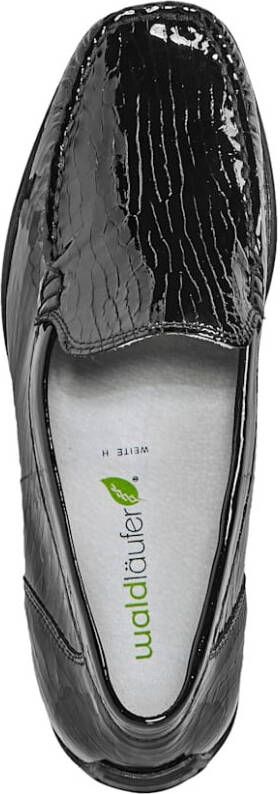 Waldläufer Mocassin Zwart