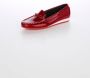 Liva Loop Mocassin met karakteristieke mocassinnaad Rood - Thumbnail 1
