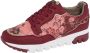 Liva Loop Sneaker met modieuze print Bordeaux - Thumbnail 1