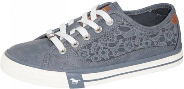 Mustang Sneaker in verfijnde gehaakte look Blauw