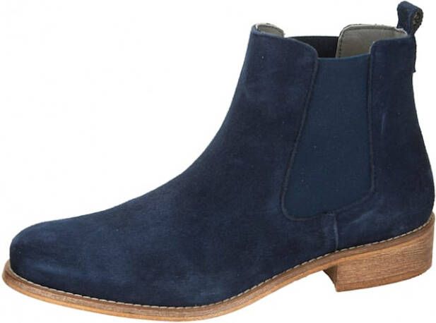 Studio W Chelsea boot met elastische inzetten aan beide kanten Marine