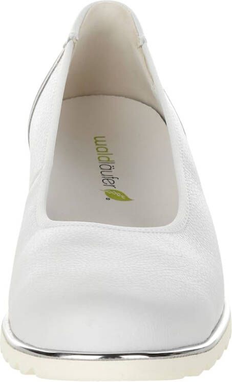 Waldläufer Ballerina met lichte EVA-zool Wit