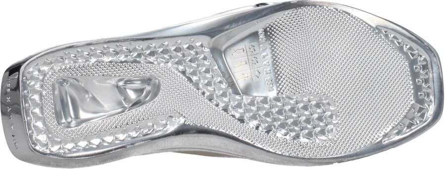 1017 Alyx 9SM Grijze leren slof met middelhakken