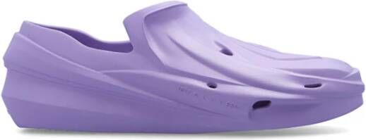 1017 Alyx 9SM Lila rubber mono slip -onen Purple Dames