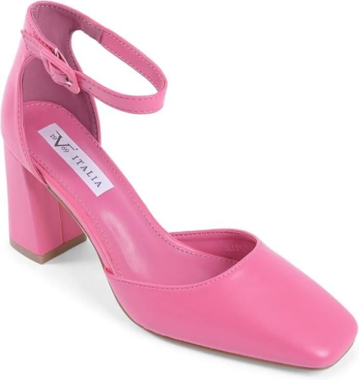 19v69 Italia Roze Enkelband Pomp met 7cm Hak Pink Dames - Foto 2