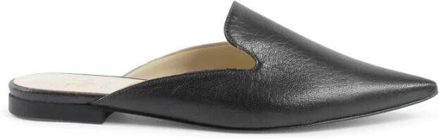 19v69 Italia Marble Green Leren Slippers - Foto 1