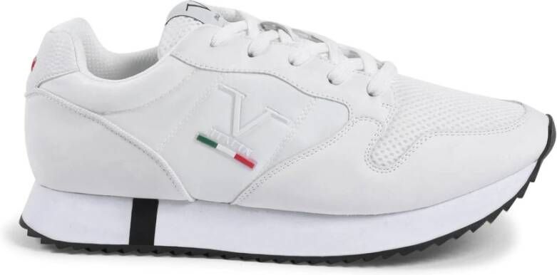 19v69 Italia Witte Synthetisch Leren Sneaker White Heren