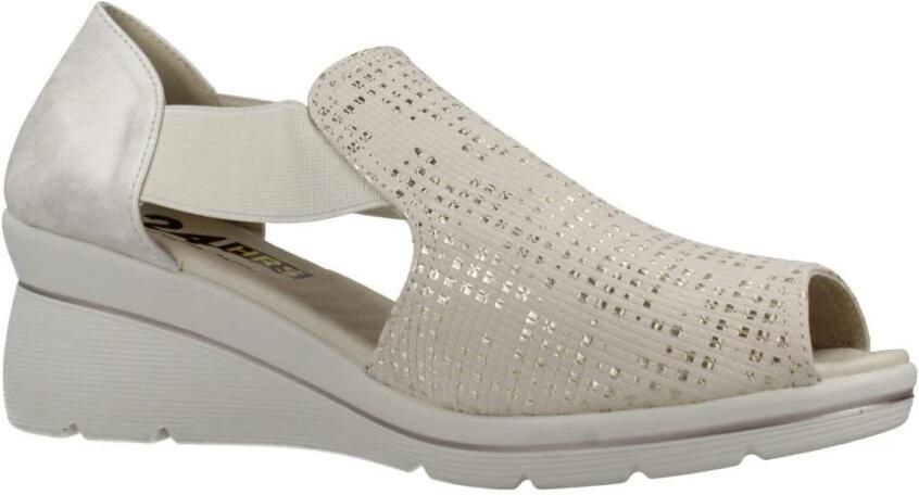 24 Hrs Sandalen met sleehak 26450 - Foto 6
