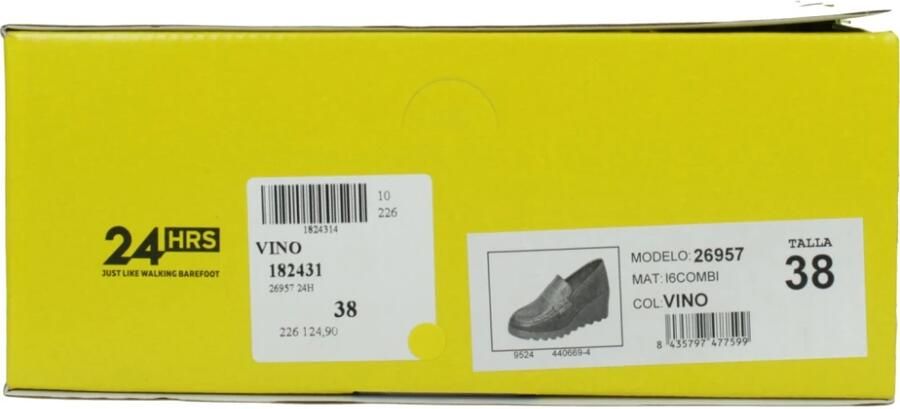 24 HORAS 26957 24H ZAPATO COMBI Bordeuax - Foto 7