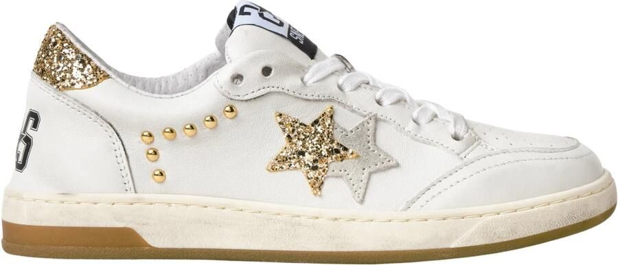 2Star Lage Sneakers in Zacht Leer
