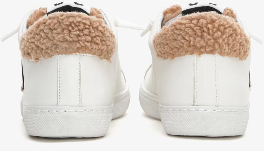 2Star Witte Leren Sneakers met Teddy Details - Foto 4