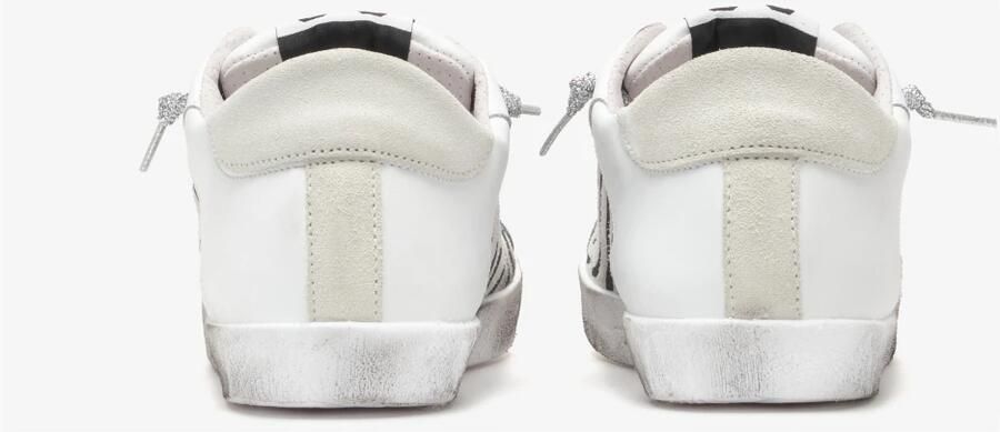 2Star Witte Leren Zebra Sneaker IJs Zilver - Foto 4