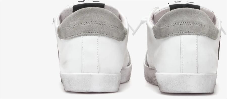 2Star Witte Leren Prime Star Sneakers Grijze Suède Details - Foto 4