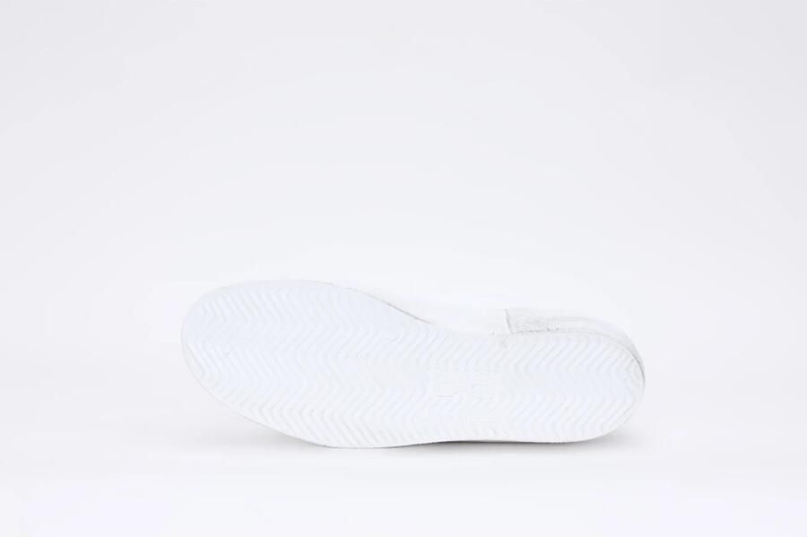 2Star Witte Leren Lage Sneakers met Zilveren Glitterdetails - Foto 5