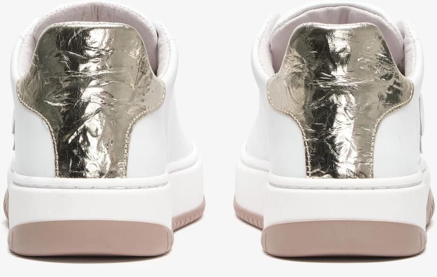 2Star Zwarte leren sneakers met gouden details - Foto 3