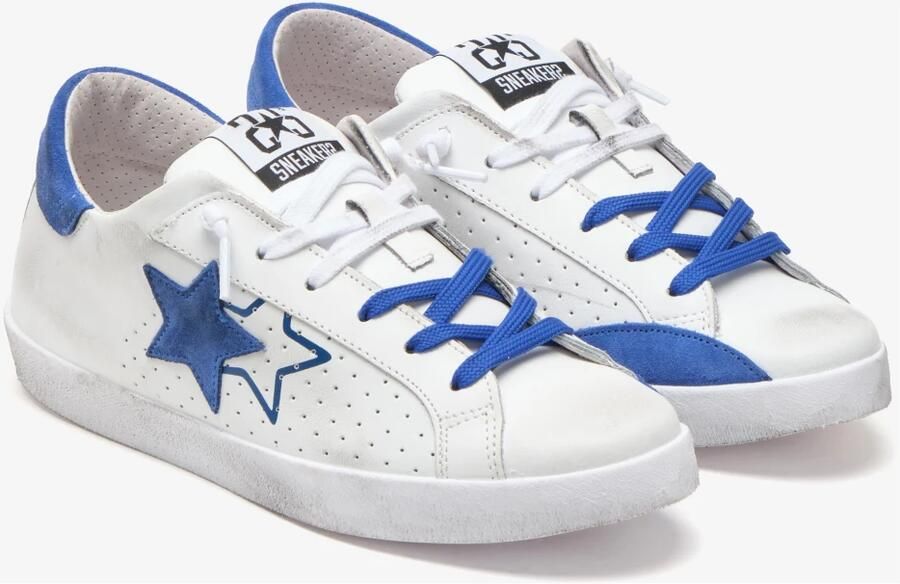 2Star Witte Leren Prime Star Sneakers