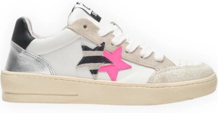 2Star Fuxia Zebra New Star Sneakers